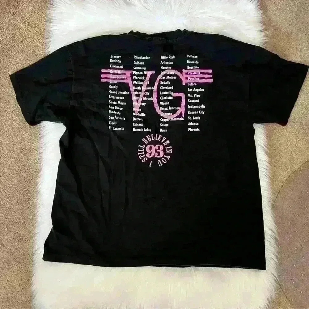Vintage Vince Gill I Still Believe In You Black 93 Tour Shirt Large Made In USA - Picture 2 of 5